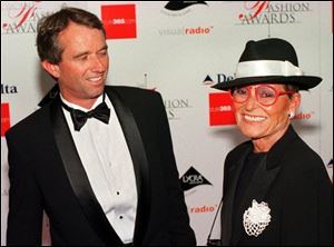 Robert F. Kennedy Jr. appeared with Liz Claiborne at the Council of Fashion Designers of America awards in New York in June 2000 when Claiborne was honored with the lifetime achievement award. 