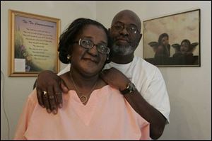 Charlie Washington met his wife, Kita, when he was at the mission and she was at the Sparrow s Nest, a shelter for women operated by the mission. They now live in North Toledo.
