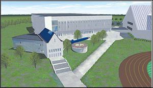 3-D images of the Savage Hall renovation project show what the inside and outside will look like upon completion.
