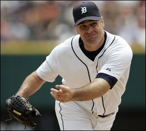 Kenny Rogers had thrown 85 pitches in six innings yesterday, but manager Jim Leyland said he still wanted to throw more.
