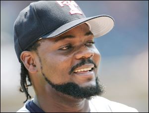 Fernando Rodney pitched to four Richmond batters in the eighth inning yesterday as part of his rehab assignment.
