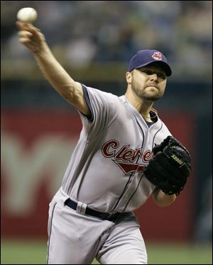 Jake Westbrook gave up just two hits in seven innings last night against the Devil Rays. He missed part of the season with an abdominal strain, but he has won three of his last four starts.