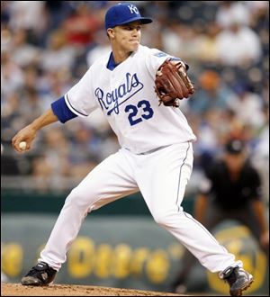 The Royals  Zach Greinke came out of the bullpen to start last
night s game against the Indians. He shut the Tribe down.