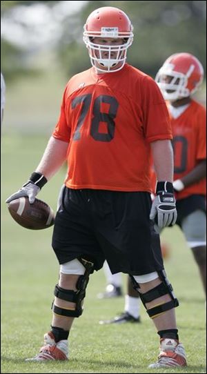 Center Kory Lichtensteiger is a three-time All-Mid-American Conference player who has a future in the NFL.