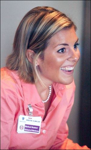 Kristen Kunklier, a third-year medical student, says students have become pawns in a UT-ProMedica battle.
