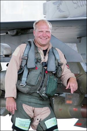 Lt. Col. Kevin Sonnenberg died June 15 while serving in Iraq. A monument in his honor will be unveiled today at the Ohio Air Guard base.