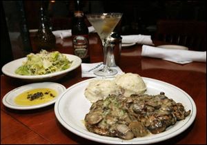 Among the gluten-free foods on the menu at Carrabba's is Pollo Rosa Marie, a chicken breast stuffed with Fontina cheese and proscuitto topped with mushrooms and a basil lemon sauce.