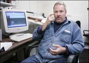 Bill Murray of Lambertville says his first symptoms of having a drug-resistant germ developed near his right eye.