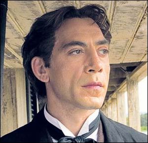 Javier Bardem in Love in The Time of Cholera. He also stars in No Country for Old Men.
