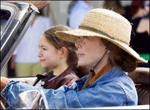 Jodelle Ferland plays a foster child being reared by Sissy Spacek in Pictures of Hollis Woods, the 231st presentation of the Hallmark Hall of Fame.
