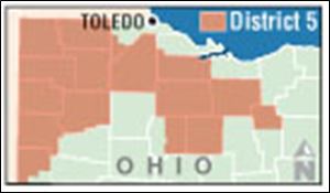 The polls open today at 6:30 a.m. and remain open until 7:30 p.m. in Ohio's 5th Congressional District, where voters will choose someone to serve the remainder of the term of the late U.S. Rep. Paul Gillmor (R., Tiffin). On the ballot are Democrat Robin Weirauch and Republican Bob Latta.
<br>
<img src=http://www.toledoblade.com/assets/gif/TO17150419.GIF> <b><font color=red>VIEW</b></font color=red>: <a href=