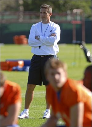 When Florida coach Urban Meyer got his first head coaching job - at Bowling Green State University - he called Michigan coach Lloyd Carr because he admired UM's program.