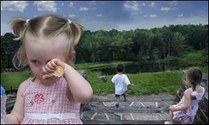 <i>Familial Scenes 2</i> by Jacquelyn Leebrick of North Carolina is part of the Toledo Friends of Photography's national juried exhibition.