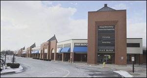 This is the entrance to Great Eastern Shopping Center in Northwood.