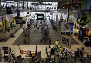 The Urban Active gym includes a basketball court, pool, and full line of equipment.