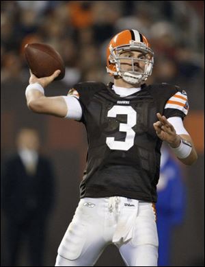 If another team signs restricted free agent Derek Anderson, the Browns would get first and third-round draft choices.