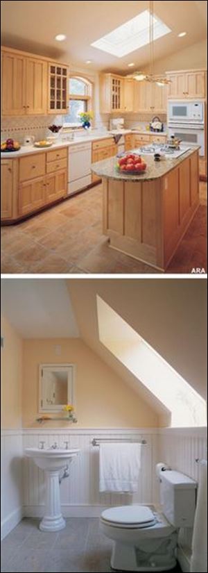 Adding more natural light and ventilation during kitchen and bath remodels brings an excellent return on investment.