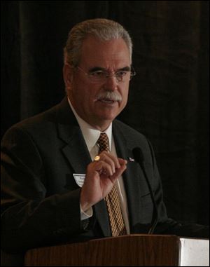 Richard Umbdenstock, a top leader of the American Hospital Association, speaks locally.