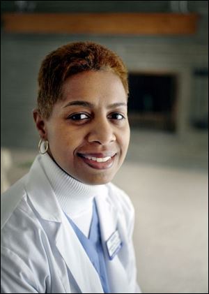 Shawn Sansbury supervises physical, occupational, and speech therapy at HCR ManorCare's Heartland Rehabilitation
Services facility
in Perrysburg, overseeing 18 employees. Her eventual goal is to return to school to receive a doctorate, go into private practice, and donate her work to patients who can't afford speech services.