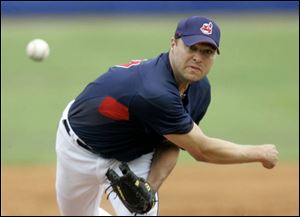 Cleveland's Jake Westbrook gave up no runs and no hits and struck out eight in six innings.