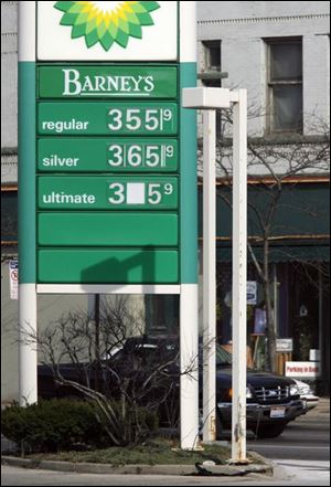 The price of gas today is higher than the $3.099 recorded on Aug. 30, 2005, after Hurricane Katrina.