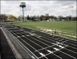 Woodmore High School recently had a ribbon-cutting ceremony for its new athletic facility, an eight-land, all weather track.
