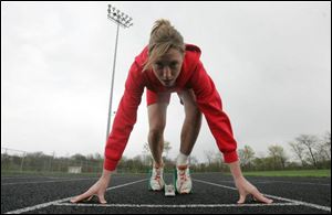 Anthony Wayne junior Erika Schmidt holds school records in the 100 meters (11.87) and 200 (23.8). She finished fifth in the 100 and second in the 200 last year at the Division I state meet and also helped two relay teams place   1600 (fifth) and 800 (seventh).