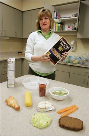 Mary Cheney, manager of the Diabetes Care Center at St. Luke's, says patients will be shown proper food portion sizes, healthy cooking methods, and how to read nutritional labeling on food packaging. The educational sessions will be held in the Maumee center's fully stocked classroom kitchen.

