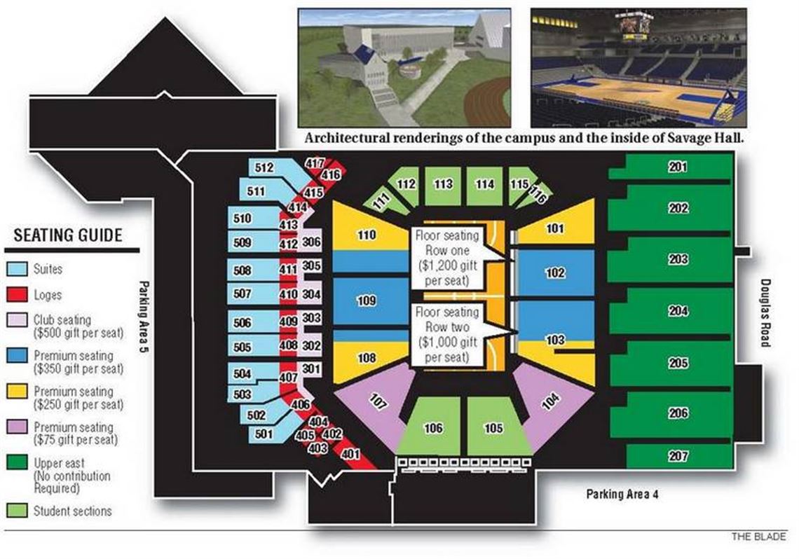 Savage Arena Toledo Seating Chart