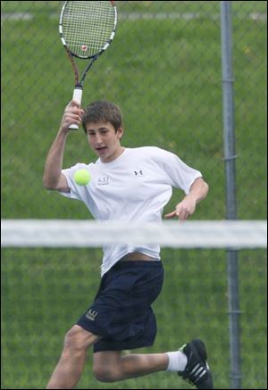 Ryan Jorgensen, a St. John s freshman, captured the City League No. 1 singles title this week, avenging a regular-season loss to Waite s Jeff Brown in the final.