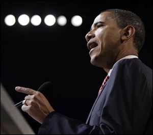 Barack Obama said McCain and the Republican National Committee are fueled by contributions from Washington lobbyists and political action committees.
