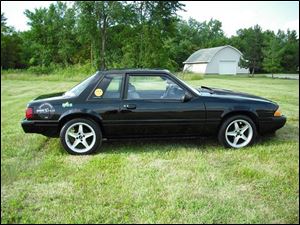 The 1987 Ford Mustang now achieves 80 miles per gallon.