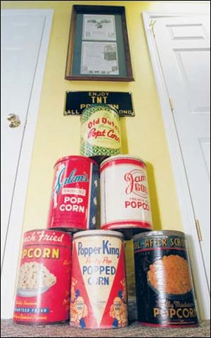 Popcorn paraphernalia
at the J.H. Fentress Antique Popcorn Museum.