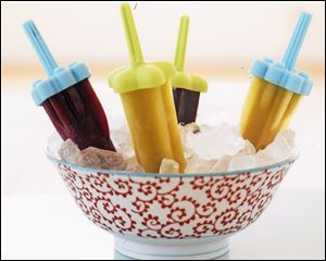 Frosty Fresh Grape Pops.
