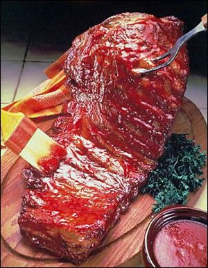 Backyard Barbeque Spareribs.