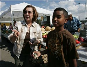  There are a lot of seniors that don t know about it,  said Martha Tello-Maritsas, who was shopping with her grandson, Andy Williams.  Any seniors that I come across, I tell them about it. 
