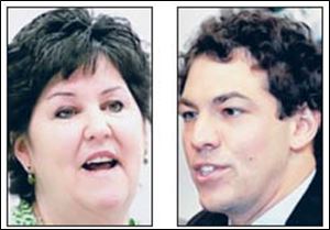  Left:  It s just critical that everyone stay focused on moving forward,  Tina Skeldon Wozniak says of the situation.
<br>
 Right:  Perhaps we can take a new direction, which we certainly need at this point,  says Ben Konop.