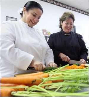 Lina Barrera, left, and Syndi Guerrero will demonstrate Mexican cuisine.
