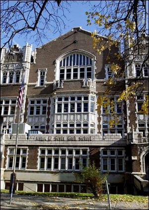 The state schools commission will not pay for all aspects of the renovation of Scott High School, such as the terra cotta window trim or the 6,700-square-foot auditorium. The local share of the total $38.3 million cost to renovate the Old West End School should be known later this week.
