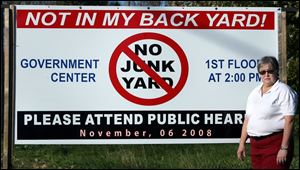 Linda Narges, who lives on Southview Drive within sight of the proposed salvage yard, said last week that she intends to move if Pull-A-Part gets approved.