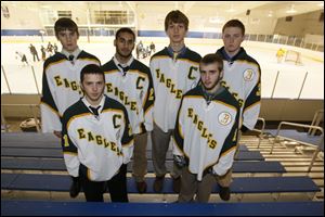 Clay is one of the more experienced teams with, front from left, Jerry Murray and J.T. Hennessy and, back from left, Josh Utter, David Shaheen, Michael Wojciechowski and E.J. Lamay.
