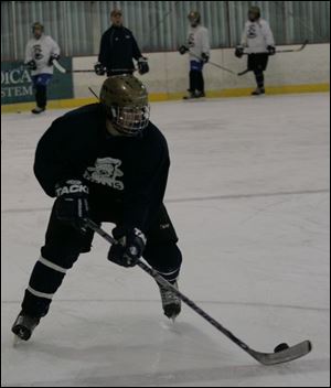 Titans senior Luke Stansfield (six goals, 15 assists last season) is a team leader and one of the top defensemen in the area.