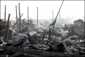 A fire at K&P Farms, 7150 Corduroy Rd. in Oregon, killed hundreds of chickens, goats, geese, guineas, and rabbits.