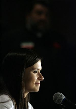 Danica Patrick encouraged people to follow their dreams.