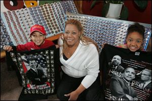 Cynthia Glover was among about 1,000 souvenir vendors from across the country who paid $700 each to set up stands Tuesday.