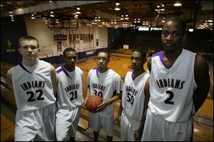 There s a whole new lineup this season at Waite, which lost all its starters from a 14-7 team to graduation. This year s starters are, from left,David Butte, Ke-Sean Harris, Darius Glover, Antonio Allen and Dishon Harris. Butte and Glover are the only seniors.