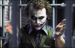 The late Heath Ledger in 'Dark Knight.'