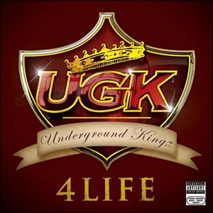 In this album cover released by Jive/Zomba Records, the latest CD by UGK, 