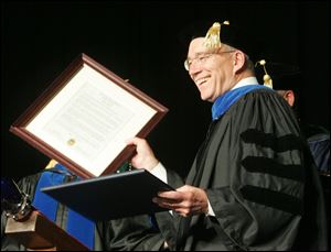 CTY utgrad10p  Sam Abell, a photographer originally from Sylvania, received an honorary degree during the proceedings. Graduation ceremonies are held at the University of Toledo in Toledo, Ohio on May, 10, 2009. There are 2,944 candidates for degrees from the colleges of Arts and Sciences, Business Administration, Education, Engineering, Health Science and Human Service, Law, Medicine, Nursing, Pharmacy and University College.   The Blade/Jetta Fraser