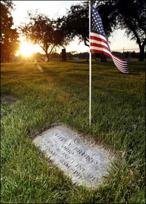 Mr. Bruno died in Vietnam and is buried in Calvary Cemetery.